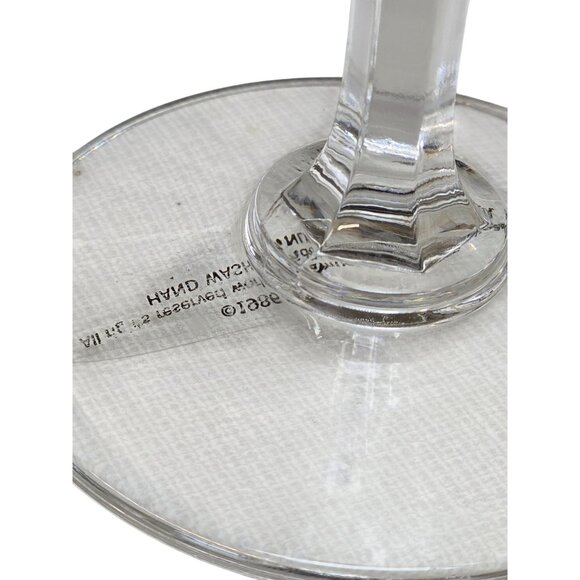 Crystal Wine Glasses by Samuel J. Butcher Enesco - Picture 9 of 11